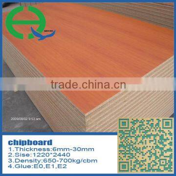 2014 hot sale high quality cherry melamine particle board from China