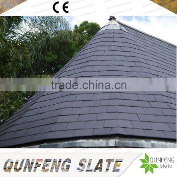 CE Passed Hot Sale Cheap Black Stone Natural Roofing Slate