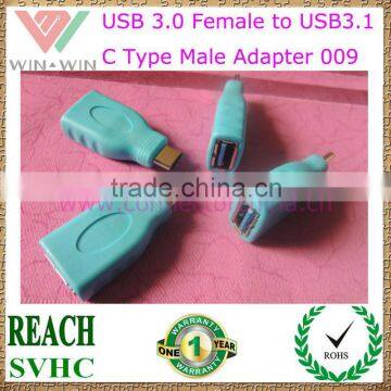 Customized USB 3.0 Female to Type C Male USB 3.1 Adapter 009