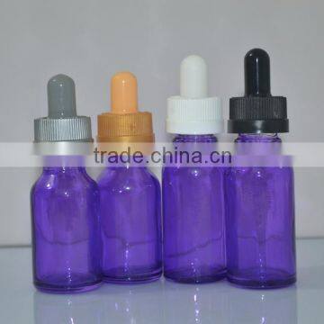 15ml 30ml purple glass dropper bottle for e liquid                        
                                                                                Supplier's Choice