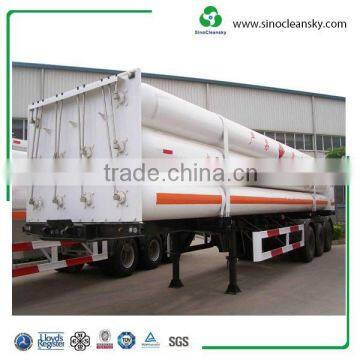 China Supplier CNG Tube Skid Trailer 8,9,10,11,12 Tubes With 25Mpa photo-2