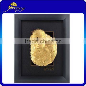 well selling gold foil hedgehog frame home decor/constellation