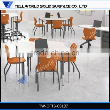 Commercial Tables Easy Cleaning Solid Surface Conference Table