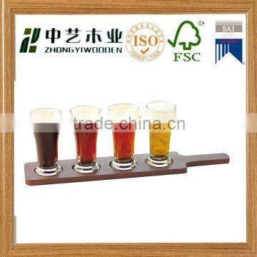 arts and crafts wholesale cheap bamboo sup beer glass cup paddle boards unfinished wood tray                        
                                                                                Supplier's Choice