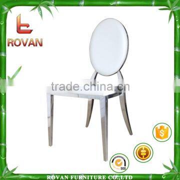 Round Back stainless steel chair for wedding used