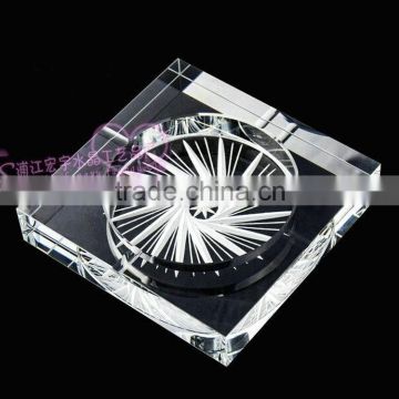 glass cute ashtray custom HYA-143 glass cigarette ashtray