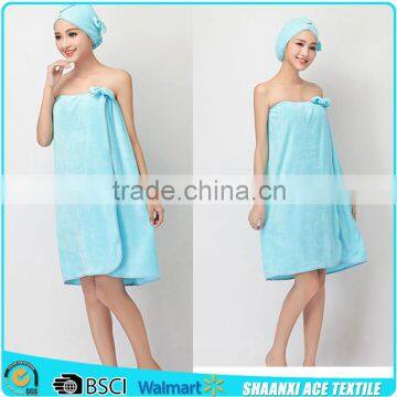 Wholesale super fashion border piped girl bath skirt one color cotton terry girl bath skirt