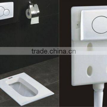 Made in China apply on squatting pan toilet wall plastic concealed cistern