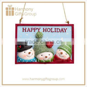 Happy Holiday Resin Customized Home Wall Decoration