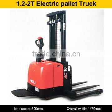 1.2-2t electric warehouse series CDD16 electric pallet stacker with D920 configuration no.