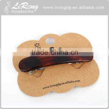 Plastic Chinese barrette hair clips wholesale