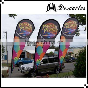 Full printing teardrop banners, promotional decorative flags and banners for advertising