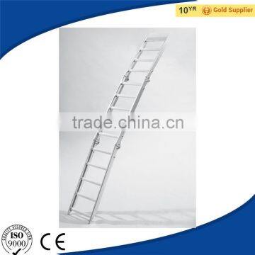 Telescoping Tri-fold Quad Ramps for Lifted Truck Box, ATV Motor Cycle Ramps with Kit