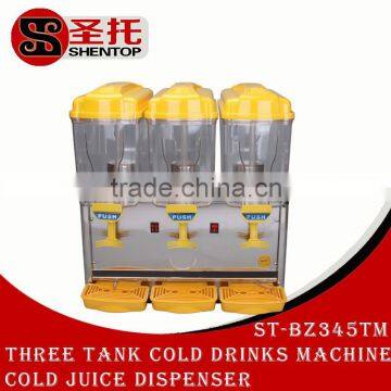 ShenTop ST-BZ345TM Commercial Three Tank Cold and Hot Drinks Making Machine Cold and Hot Juice Dispenser Beverage Maker