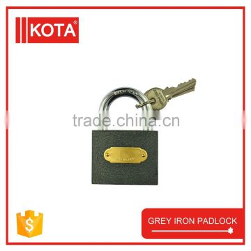 Safety Iron Gate Door Lock Grey Iron Padlock