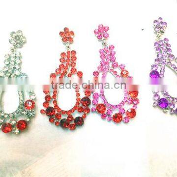 Factory Direct Diamond Alloy Earrings Hot Styles Chandelier Earrings