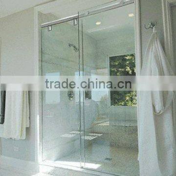 glass sliding shower room