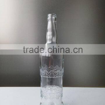 750ml flower glass bottle