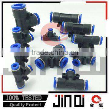 made in china pneumatic 3-way equal quick fitting