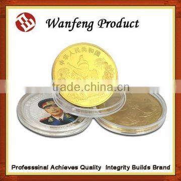 custom Embossed Engraving gold souvenir coin