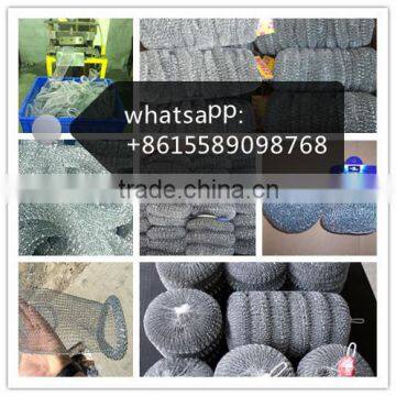 Galvanized mesh pot scourer/stainless steel scrubber