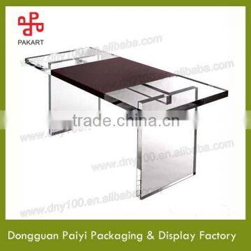 High transparent clear luxury acrylic office desk