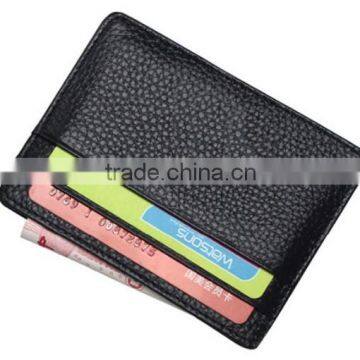 real leather RFID shield card sleeve