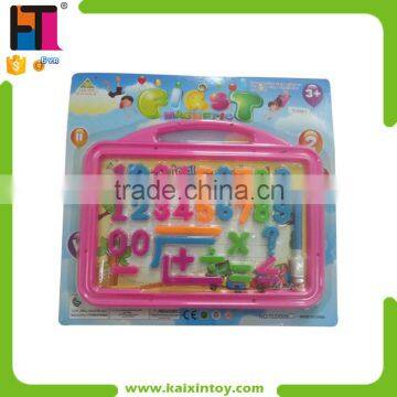 eductional toys erasable plastic writing board with magnetic numbers