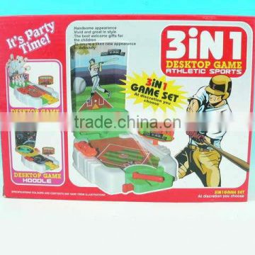 Multifunctional play game 3 in 1 plastic boy toy