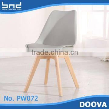 PW072 plastic chair with cushion China manufacturer plastic chairs wholesale                        
                                                Quality Choice