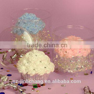 one stander tuck top round cake box