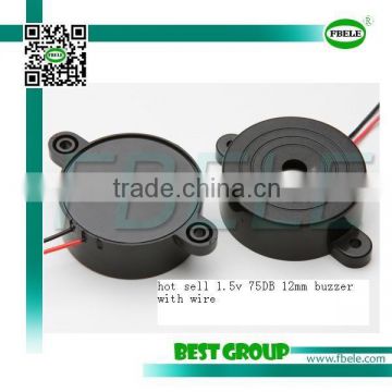 hot sell 1.5v 75DB 42mm buzzer with wire FBPB4216C