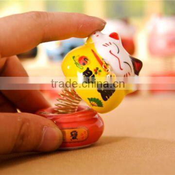 Ceramic Lucky Cat for Car Decoration