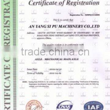 certificate of registration