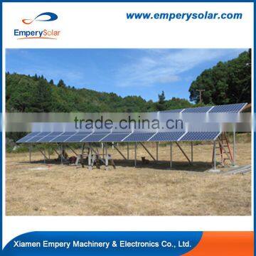 Solar PV Mounting System Structure with Concrete Base