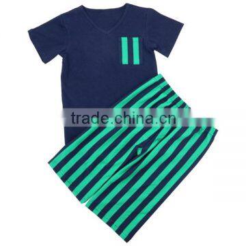 Wholesale 2016 Kids Boys July 4th Day Clothes Sets Children Patriotic Navy/Green Outfits Boutique 4th Of July clothing Sets