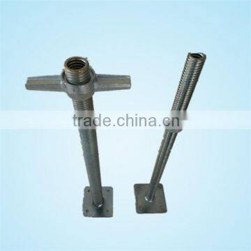 Hollow Galvanized Scaffolding Adjustable Jack Base