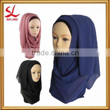 New Women's Chiffon Muslim Long Scarf Hijab Islamic Shawls Arab Headwear Wrap
