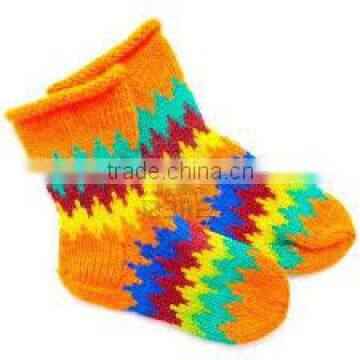 young girls plain colorful socks