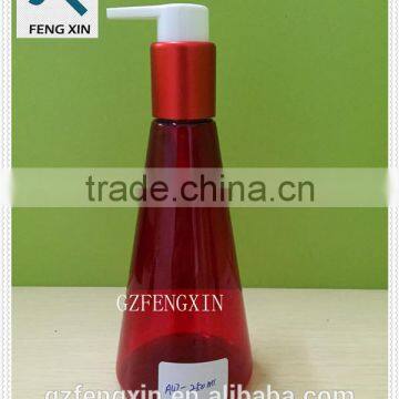 250ML Plastic Body Material and PET Plastic Plastic Bottle With Lotion Pump