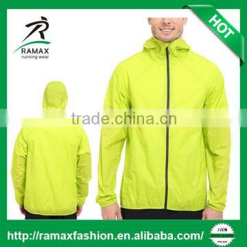 Ramax Custom Men 100% Nylon Lightweight Sport Running Hooded Jacket