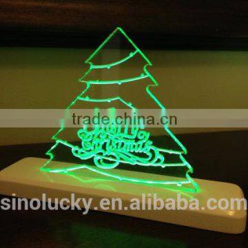 Merry Christmas LED Acrylic Ornament Sign Great Christmas gift or decorate the house
