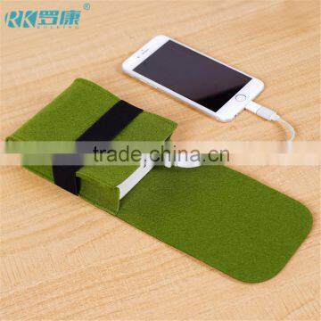 Wholesale durable felt mobile phone pouch