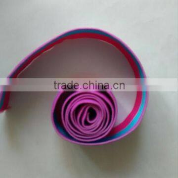 Wholesale stripe jacquard webbing elastic tape strap webbing