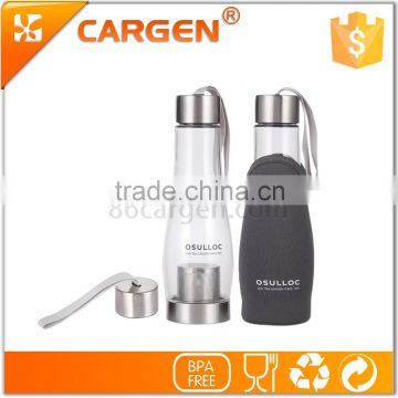 Factory promotion 550ml plastic tea infuser water bottle