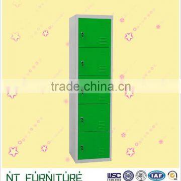 Steel Locker for Students, 5-T locker, 5 doors Steel Locker