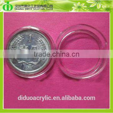 DDP-B005 Trade Assurance Chinese Factory Wholesale 18mm Diameter Plastic Coin Capsule