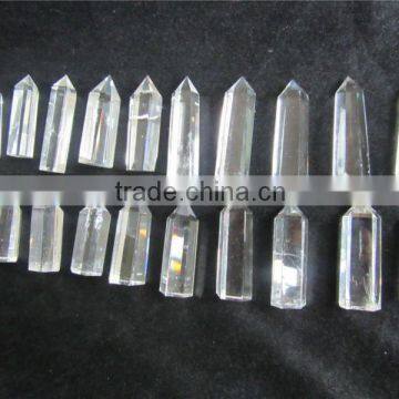2015 Factory Direct Natural Rock Clear Quartz Crystal Prism Wand,clear Crystal Point photo-4