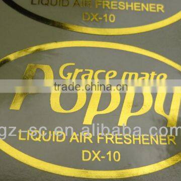 Transparent aluminium foil sticker foil pvc adhesive sticker