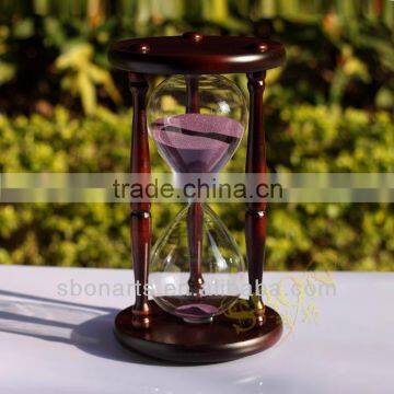 wooden sand timer